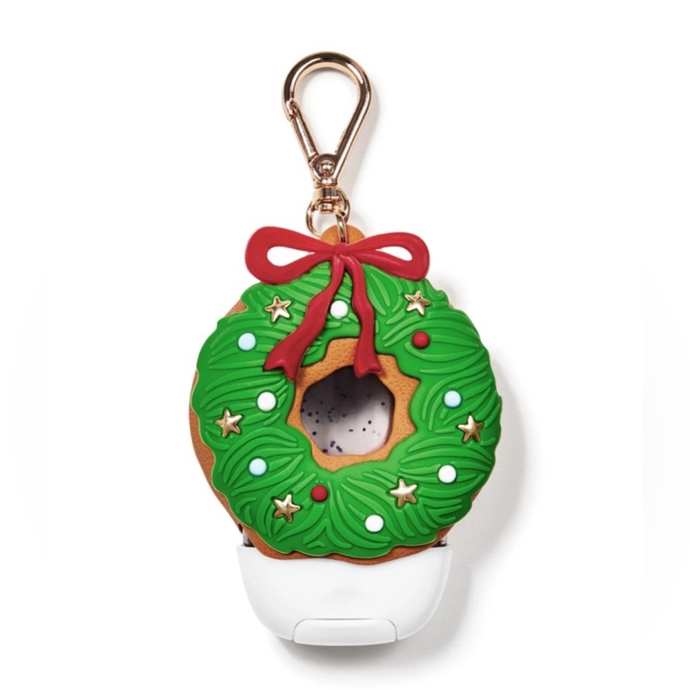 Bath and body works Festive Wreath donut germ-x holder